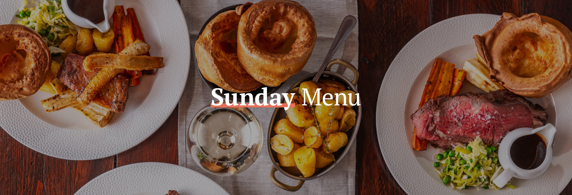 Sunday Menu at The Gipsy Moth