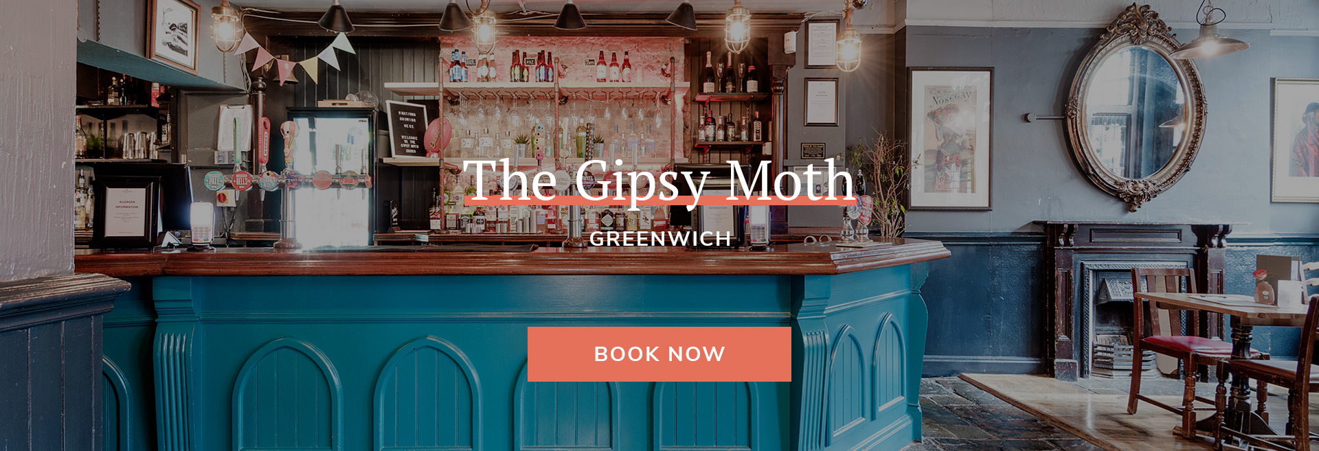 Enjoy a meal at your local pub at The Gipsy Moth in London