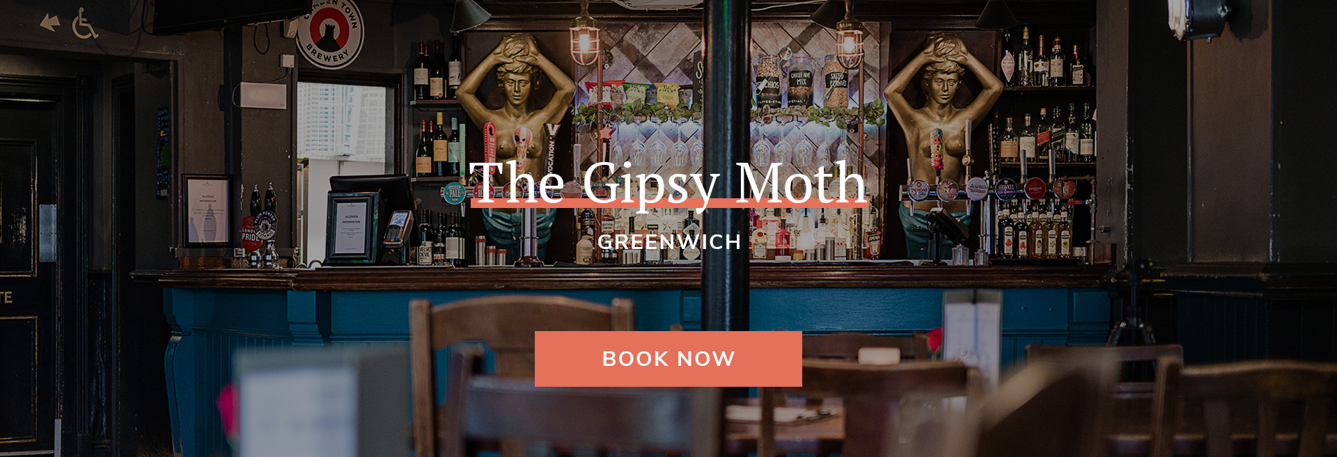 Come down to your local pub at The Gipsy Moth in London