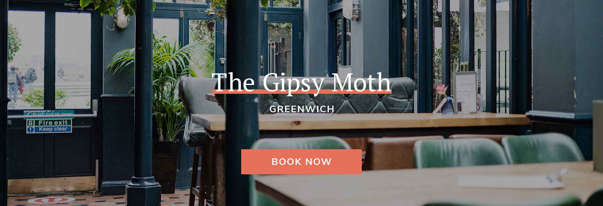 Join us at The Gipsy Moth in London for delicious pub food